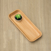 Farfurie de sushi Farfurii de servire Farfurii de sushi din lemn japonez Farfurii de sos Tavi pentru aperitiv Gustare Cina Invitati de divertisment