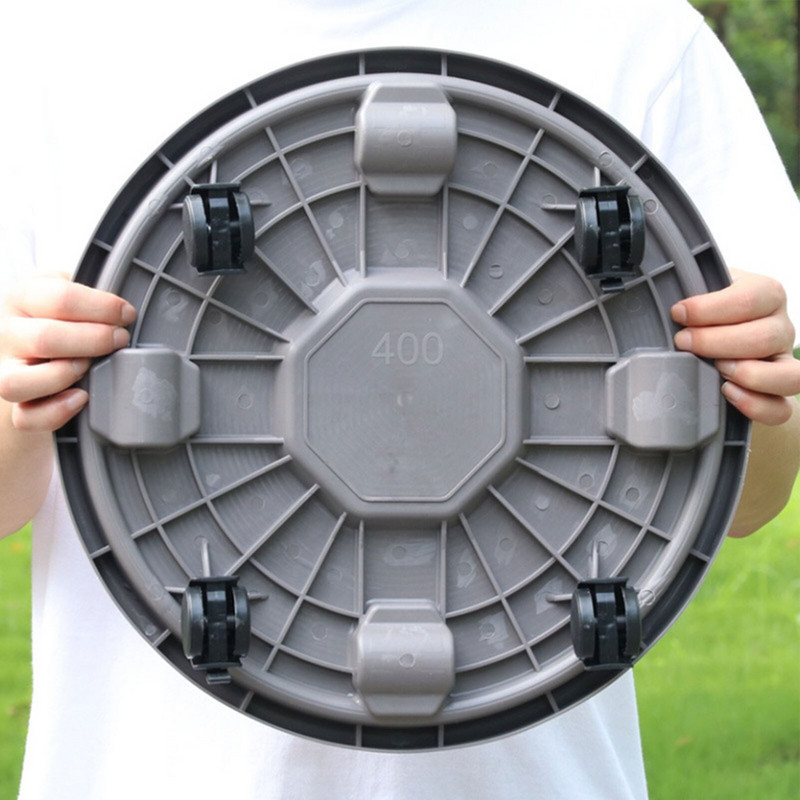 Ghiveci pentru plante Suport mobil pentru exterior Suporturi pentru grădină interioară Tavă pentru flori pe roți Suport în ghiveci rulant de rezistență