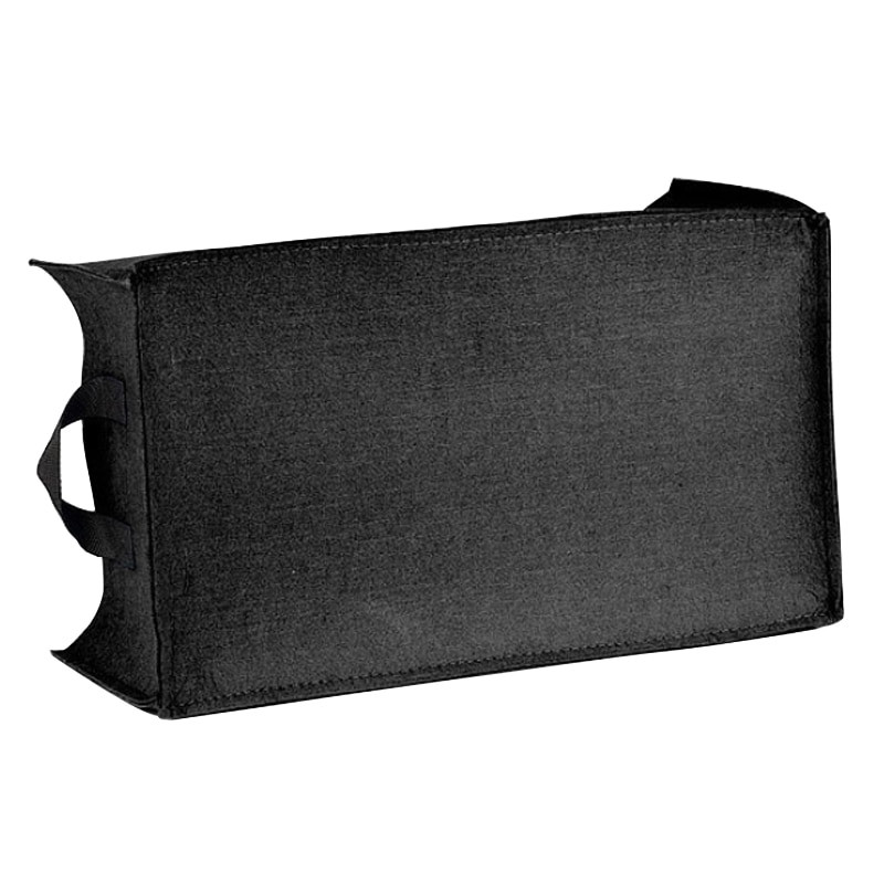 3 dydžio kvadratinis auginimo maišelis daržovių pomidorų sodinukų krepšys Green House Neaustinės medžiagos daugkartinio naudojimo sodo vaisių augalų vazonų auginimo krepšys