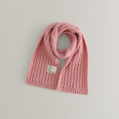 Παιδικό πλεκτό κασκόλ για κορίτσια σε διάφορα χρώματα