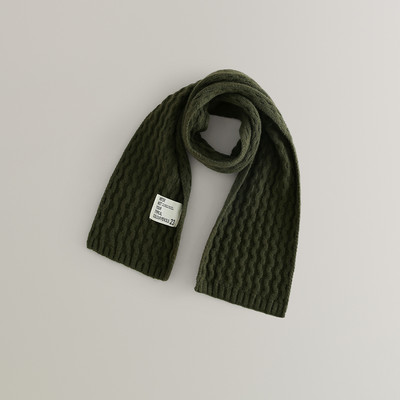 Παιδικό πλεκτό κασκόλ για κορίτσια σε διάφορα χρώματα