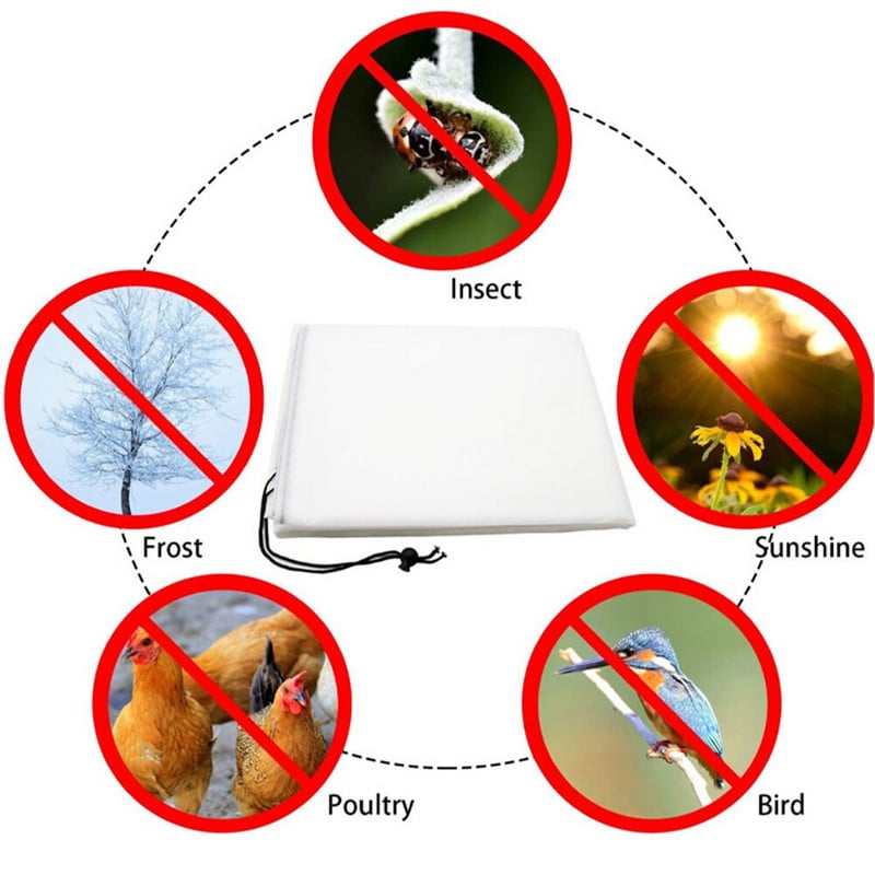 Kerti növénytakaró Téli meleg táska Fa cserje védő zseb Újrafelhasználható fagyálló madárkártevő 3 méret nem szőtt anyag