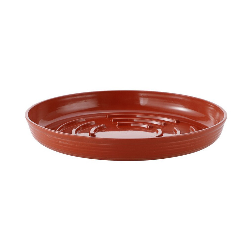 Пластмасови възглавнички, чинийки за растения, 6 бр. Тава, плантатор, палет, проста висококачествена червена кръгла поставка за вътрешни и външни саксии