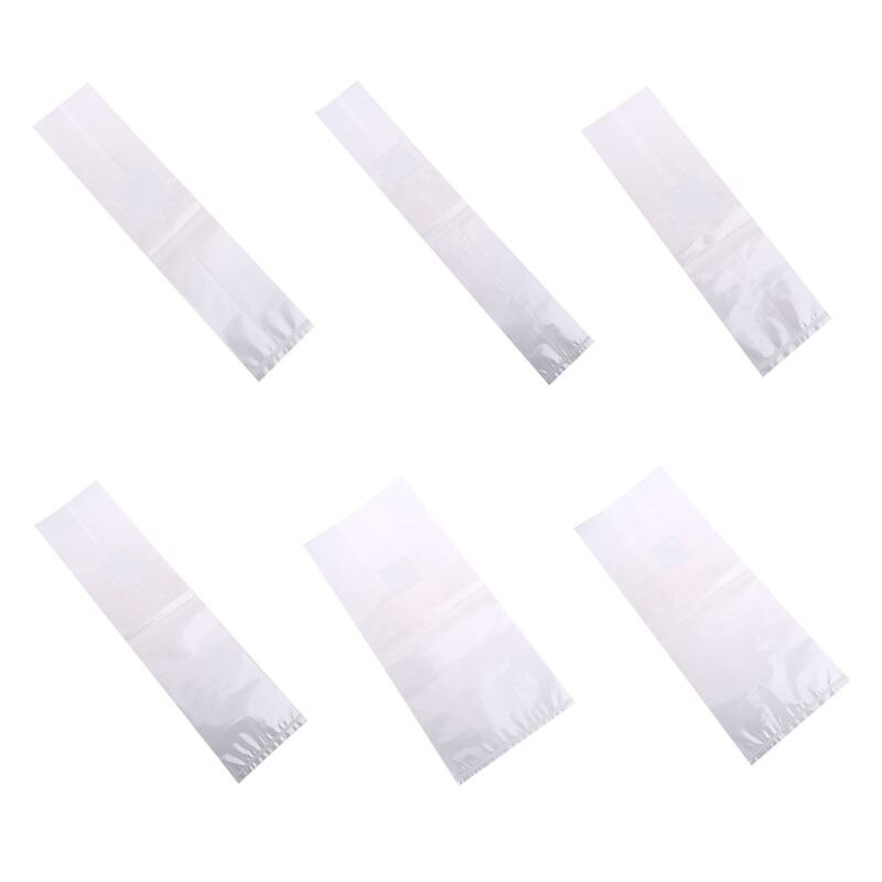 6 méretű PVC Mushroom Spawn Grow Bag szubsztrát magas hőmérsékletű előre lezárható 50 DB kerti kellékek