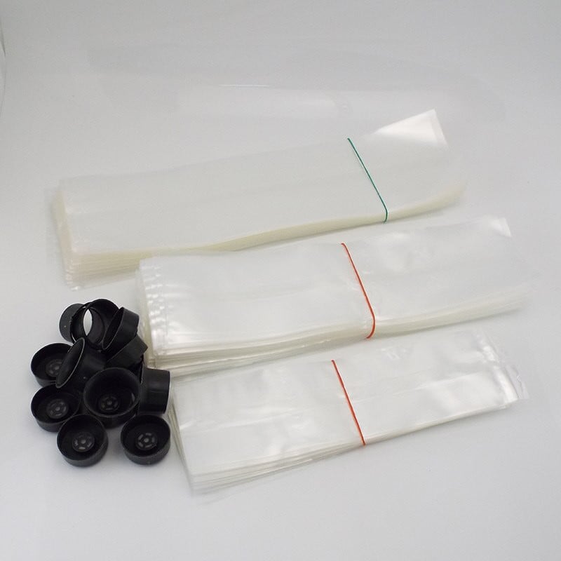 10/20/50 db 3 méretű PVC gomba termesztő zsák szubsztrát magas hőmérsékletű előre lezárható kerti kellékek termesztő ültetőzsákok eszköz