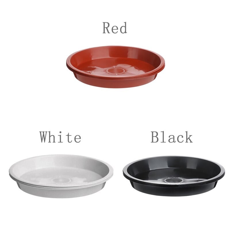 3 vnt apvalios lėkštės lašelių padėklai plastikiniai augalams atsparūs lauko sodo gėlių vazonų padėklai 4 colių 6 colių 8 colių 10 colių