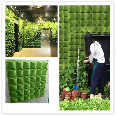 3/6/9/12/18/24/36Pockets Vegetable Living Garden Bag Green Grow Bags Seedling Wall Hanging plant Growing Bag Planter Garden