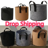 2/3/5/7/10 Galonų sodo augalų auginimo krepšiai Daržovių gėlių vazonų sodintuvas „Pasidaryk pats“ bulvių sodo vazonų augalas Auginimo maišelio įrankiai