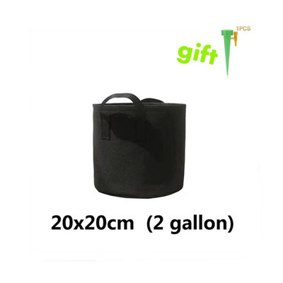 2/3/5/7/10 Galonų sodo augalų auginimo krepšiai Daržovių gėlių vazonų sodintuvas „Pasidaryk pats“ bulvių sodo vazonų augalas Auginimo maišelio įrankiai