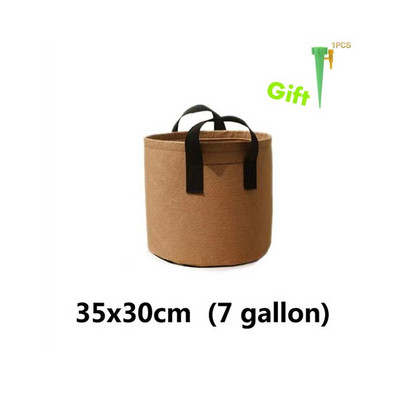 2/3/5/7/10 Galonų sodo augalų auginimo krepšiai Daržovių gėlių vazonų sodintuvas „Pasidaryk pats“ bulvių sodo vazonų augalas Auginimo maišelio įrankiai