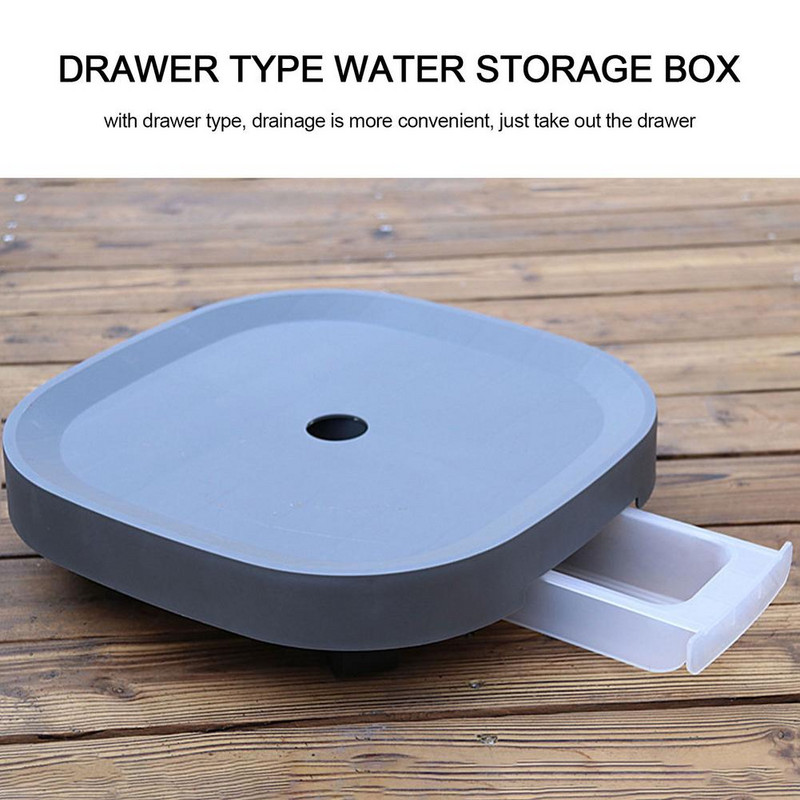 Kilnojamas gėlių vazonų laikiklis Universalus ratukas, sustorintas mobilus padėklas plastikinis augalų vazono padėklas Kilnojamų augalų stovas padėklas sodui