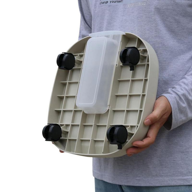 Kilnojamas gėlių vazonų laikiklis Universalus ratukas, sustorintas mobilus padėklas plastikinis augalų vazono padėklas Kilnojamų augalų stovas padėklas sodui