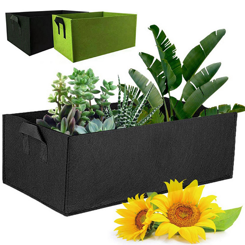 Sodo veltinio maišeliai augalų auginimui Neaustiniai audiniai Daržovių vazonai Auginimo vazonai Vazonai Bulvių auginimo maišeliai Šiltnamis su rankenomis