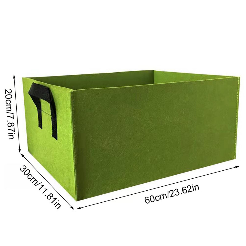 Sodo veltinio maišeliai augalų auginimui Neaustiniai audiniai Daržovių vazonai Auginimo vazonai Vazonai Bulvių auginimo maišeliai Šiltnamis su rankenomis