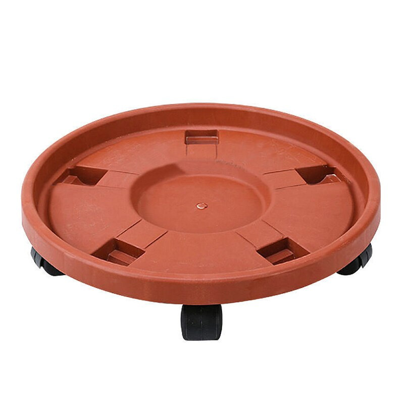 Mozgatható növényállvány virágcserép tálca univerzális kerékkel, nagy teherbírású, gördülő cserepes állvány beltéri kültéri erkély kerti BJStore