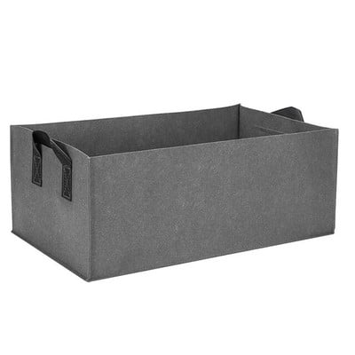 Sac de plantare din pâslă dreptunghiulară Container pentru plantare de grădină Saci de cultivare Ghiveci respirabil pentru plante Ghiveci de pepinieră pentru legume ornamentale