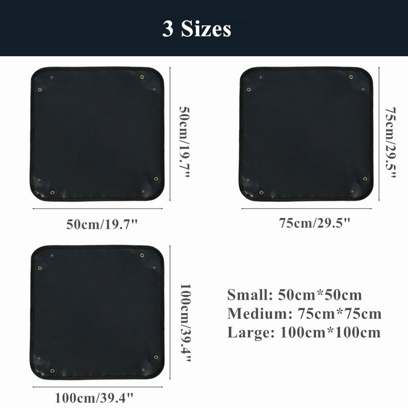 Daugiafunkcis augalų persodinimo kilimėlis Tvarkingas kvadratinis nešiojamas vidinis sodininkys, vandeniui atsparus Oksfordo kilimėlis, sulankstomas augalų persodinimo vazonas