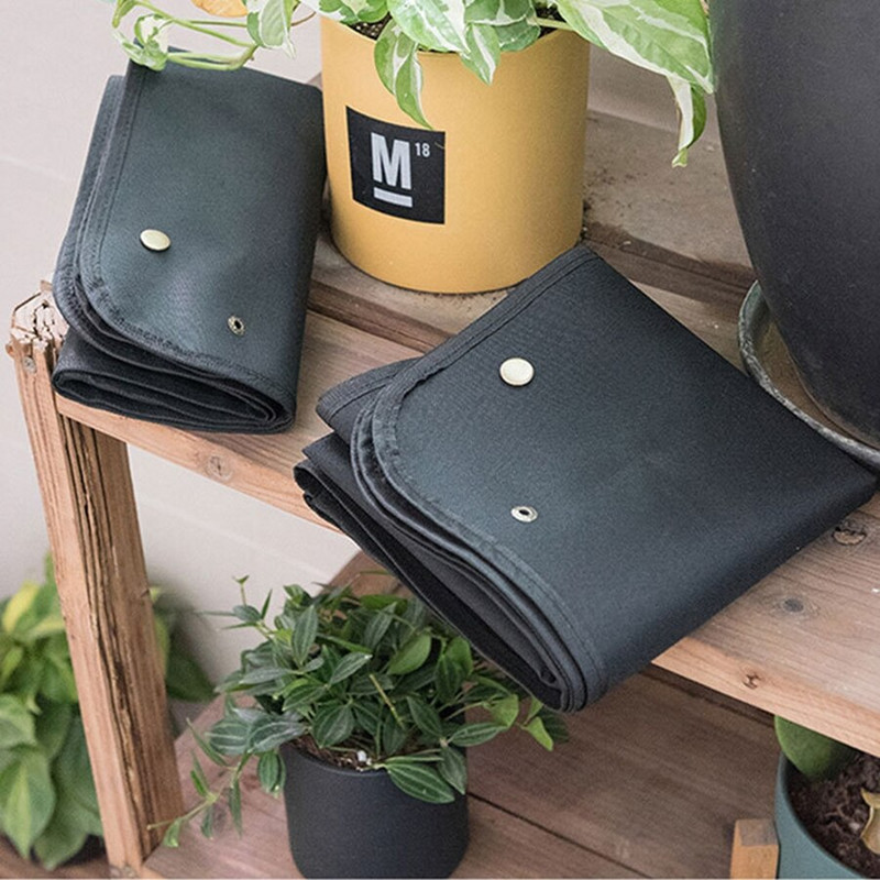 Daugiafunkcis augalų persodinimo kilimėlis Tvarkingas kvadratinis nešiojamas vidinis sodininkys, vandeniui atsparus Oksfordo kilimėlis, sulankstomas augalų persodinimo vazonas