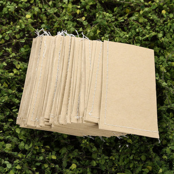 50 τμχ Mini Vintage χάρτινες σακούλες Kraft Hybrid Seed Corn Farm Pollen Bag Flowers Πακέτα φυτών με σπόρους Θήκη για εργαλεία κήπου στο σπίτι