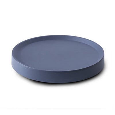 Tavă creativă pentru vază de flori Tavă rotundă de plastic rezistentă cu role Suport pentru ghiveci pentru flori pentru aprovizionare pentru grădinărit