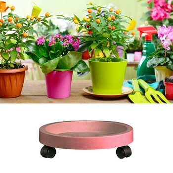 Στρογγυλή γλάστρα Mover Large Rolling Plant Caddy Indoor Outdoor Planter Trolley