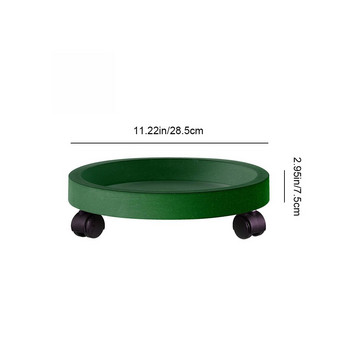 Στρογγυλή γλάστρα Mover Large Rolling Plant Caddy Indoor Outdoor Planter Trolley