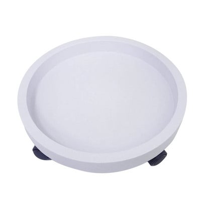 Cărucior rotund pentru ghiveci pentru flori, cu rulare mare, pentru interior și exterior