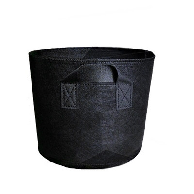 Non Woven Tree Fabric Pots Grow Bag Root Container Φυτό μαύρο χέρι με φύτευση λουλουδιών nonwoven bag Grows Culture