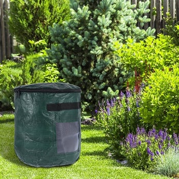 PE сгъваема градинска дворна торба за компост Кутия за засаждане / Кутия за разсадник Сеялки за растения на открито