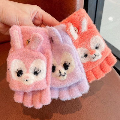 Pūstos vaikiškos pirštinės su 3D elementu