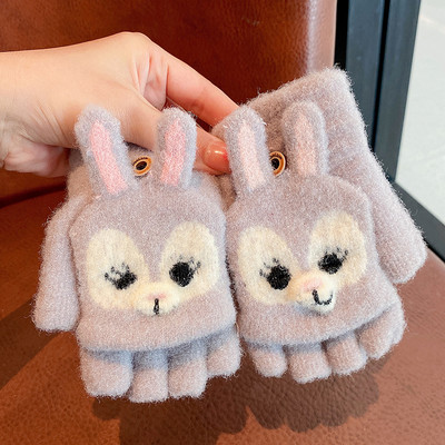 Pūstos vaikiškos pirštinės su 3D elementu