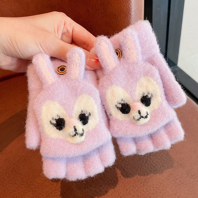 Pūstos vaikiškos pirštinės su 3D elementu