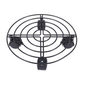 Fém növény virágcserepek állvány kocsi Caddy kerekeken beltéri kültéri otthoni kerti szerszámok