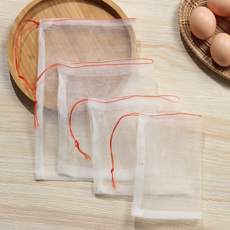 10 vnt. nailono raištelių tinklinis maišelis augalų augimo apsaugos maišelis sodo daržovių vaisių tinklelio maišelis kenkėjų kontrolės tinklelis nuo paukščių