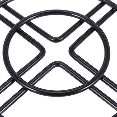 5X metalinis augalų gėlių vazonų stovas vežimėlis ant ratų vidaus lauko namų sodo įrankiai