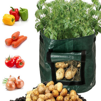 2022 Нова DIY картофена сеялка PE Плат за засаждане Контейнер чанта Thicken Garden Pot Градински консумативи housse salon de jardin exterieur