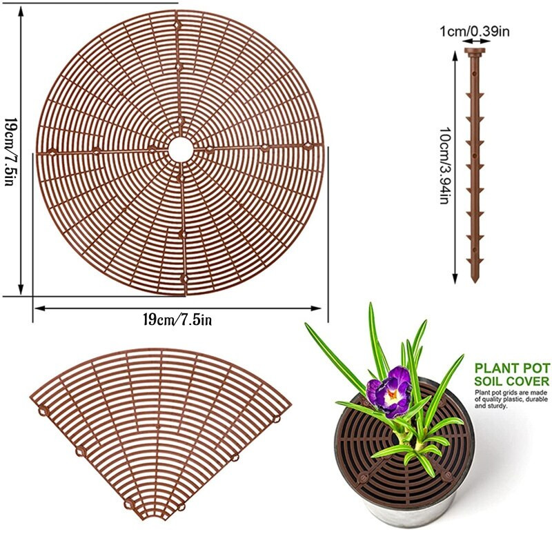 Νέο πλέγμα γλάστρας για φυτά Καλύμματα γλάστρας Φυτά Καλύμματα χώματος γλάστρας Προστατευτική ασπίδα για γάτα Ασφάλεια μωρού Προστασία παιδιών κατοικίδια κηπουρική