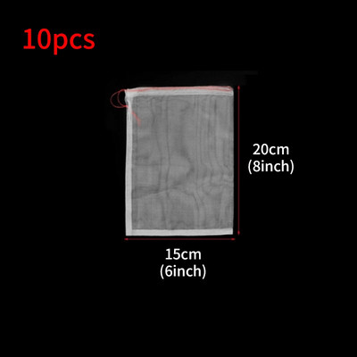 10 bucăți saci de protecție pentru struguri struguri pentru fructe, legume, combaterea dăunătorilor, saci de plasă pentru grădină, cu plasă pentru plante de struguri, sac de creștere
