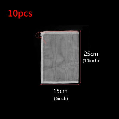 10 bucăți saci de protecție pentru struguri struguri pentru fructe, legume, combaterea dăunătorilor, saci de plasă pentru grădină, cu plasă pentru plante de struguri, sac de creștere