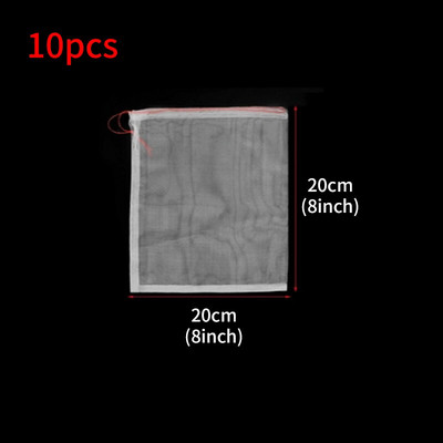 10 bucăți saci de protecție pentru struguri struguri pentru fructe, legume, combaterea dăunătorilor, saci de plasă pentru grădină, cu plasă pentru plante de struguri, sac de creștere