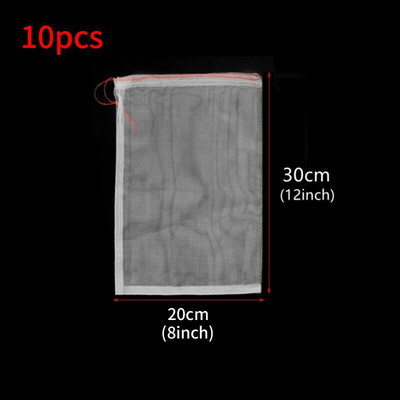 10 bucăți saci de protecție pentru struguri struguri pentru fructe, legume, combaterea dăunătorilor, saci de plasă pentru grădină, cu plasă pentru plante de struguri, sac de creștere