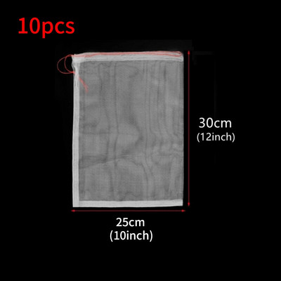 10 bucăți saci de protecție pentru struguri struguri pentru fructe, legume, combaterea dăunătorilor, saci de plasă pentru grădină, cu plasă pentru plante de struguri, sac de creștere