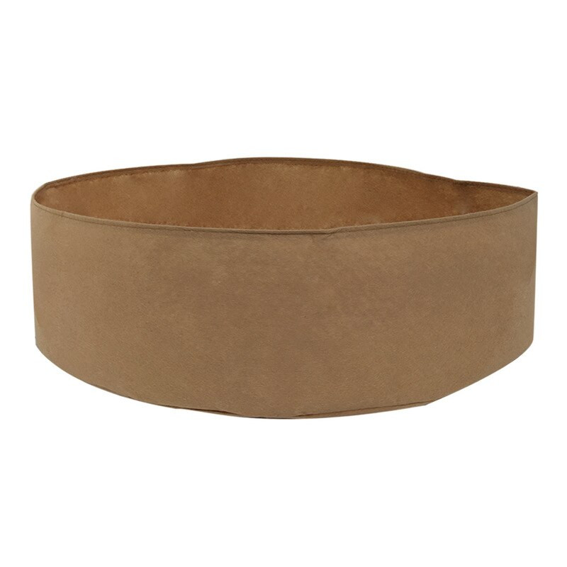 Szövet emelt kerti ágy 50 gallon kerek ültetési konténer Növesztő zsákok Légáteresztő filc szövet ültető edény növényekhez faiskolai edény