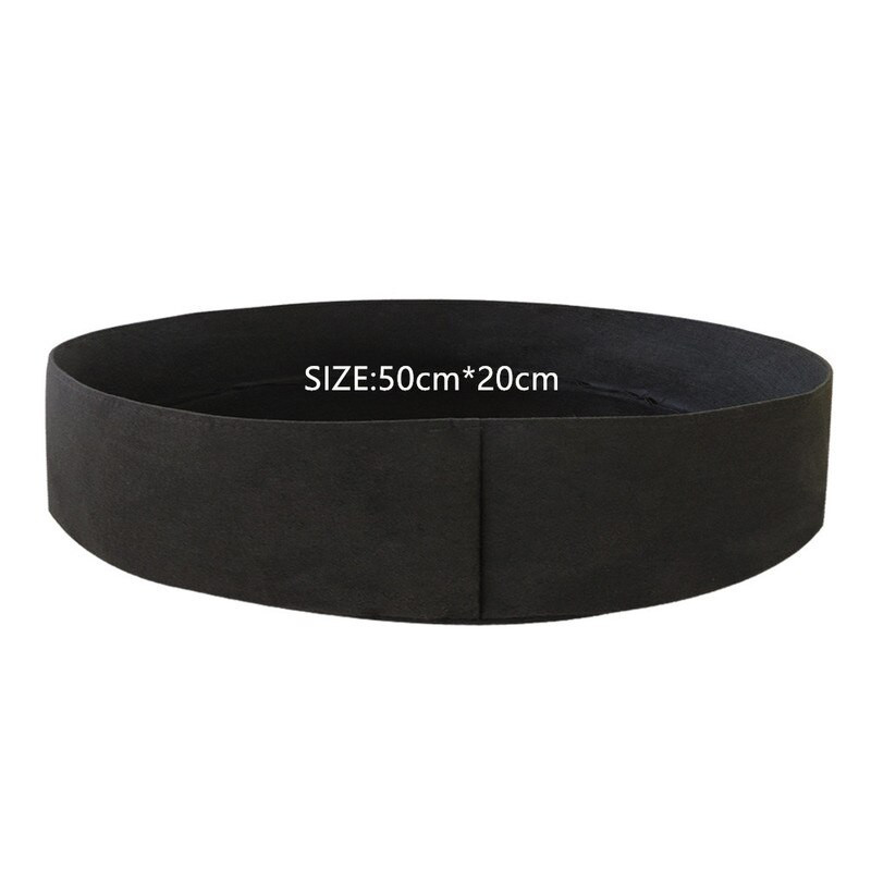 Szövet emelt kerti ágy 50 gallon kerek ültetési konténer Növesztő zsákok Légáteresztő filc szövet ültető edény növényekhez faiskolai edény