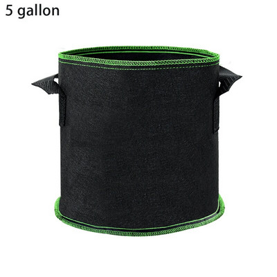 1db 2/3/5/10 gallon termesztő zsákok Zöldség burgonya virág növény Faültetési konténer Otthon Grden Kertészeti kellékek Ültető cserepek