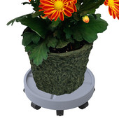 Plant Caddy kerekekkel Növényállvány kerekekkel Nagy teherbírású kültéri 360 univerzális 8 kerekes műanyag gördülő üzemi állványok