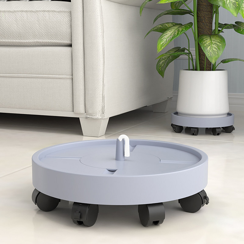 Plant Caddy kerekekkel Növényállvány kerekekkel Nagy teherbírású kültéri 360 univerzális 8 kerekes műanyag gördülő üzemi állványok
