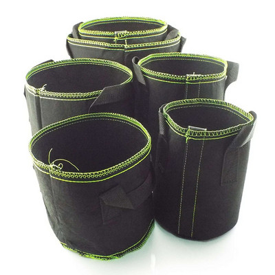 1/2/3 γαλόνι Plant Grow Bags Γλάστρες φυτωρίου Λαχανικά πατάτας Μεταφύτευση φύτευσης Γλάστρες Αυτοκόλλητες Υφασμάτινες Προμήθειες Garden To