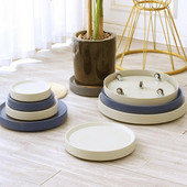 Vetőcserep tálca Korrózióálló PP Könnyen tisztítható Vastag Mobil csereptálca Virágcserep tálca beltéri használatra