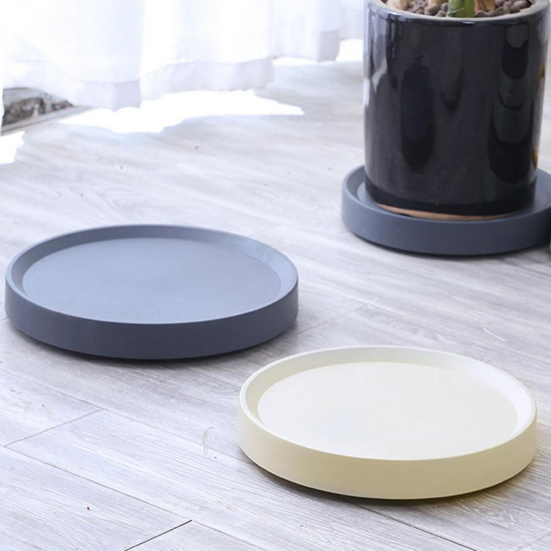 Vetőcserep tálca Korrózióálló PP Könnyen tisztítható Vastag Mobil csereptálca Virágcserep tálca beltéri használatra